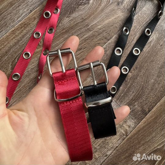 Ремни с люверсами