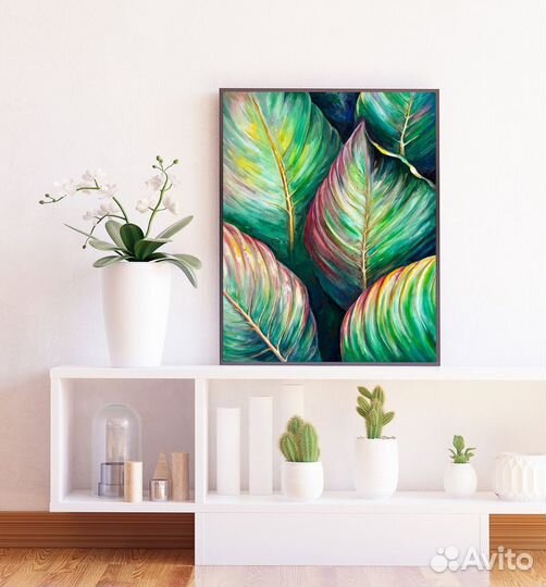 Интерьерная картина на холсте современная