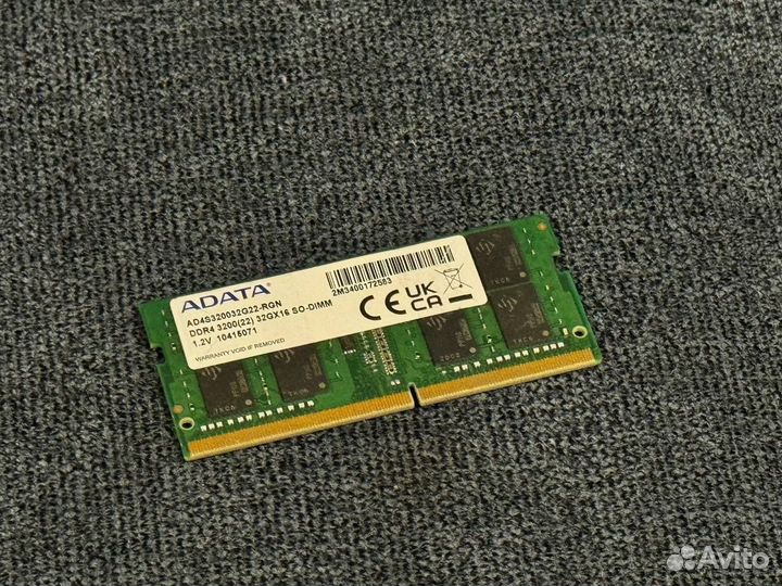 DDR4 32gb для ноутбука