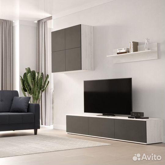 Тв-тумба Эде-951ne дуб эвок прибрежный под тв теле