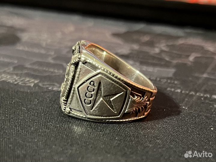 Мужской перстень серебро бу