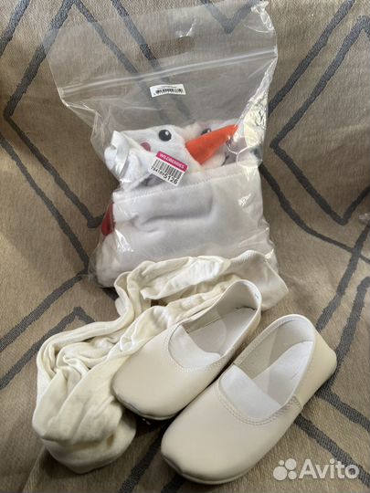 Новогодний костюм снеговика 116-122