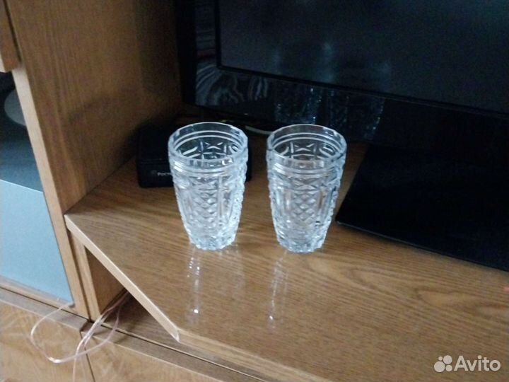 Хрустальные рюмки на ножке СССР