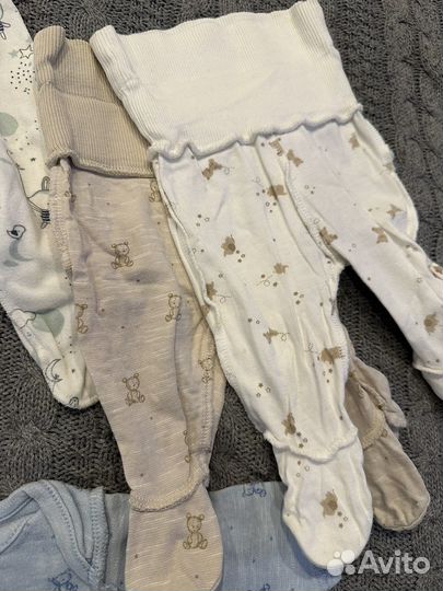 Комбинезоны слипы на мальчика 50-56 mothercare