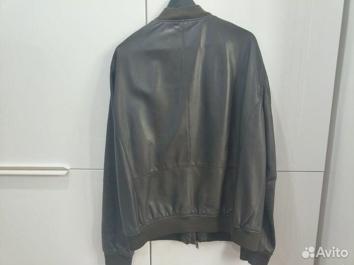 Куртка кожаная мужская Zara XXL