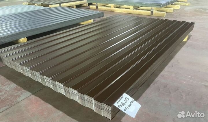 Профлист для забора С8 шоколад (0.4) гост пф1910