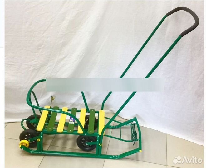 Детские санки на колесах