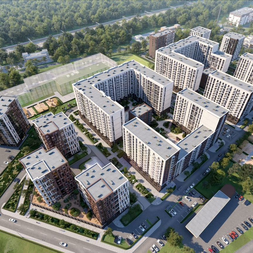 2-к. квартира, 64,4 м², 5/13 эт.