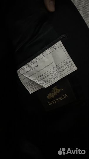 Мужской классический костюм черный 48