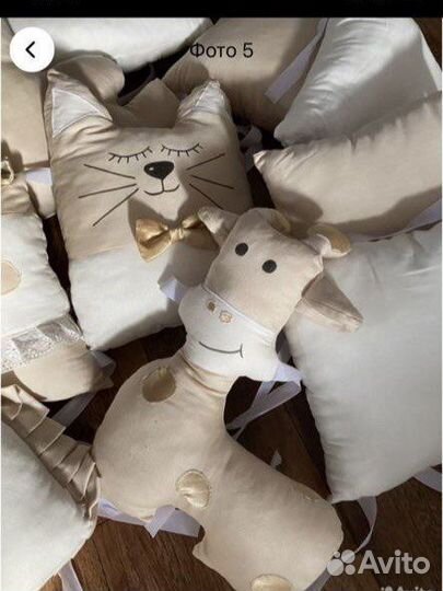 Бортики в детскую кроватку