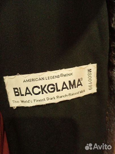 Шуба норковая/blackglama/115длина/капюшон