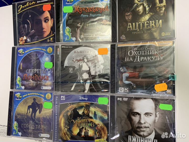 Игры лицензионные для пк (pc) в заводской упаковке
