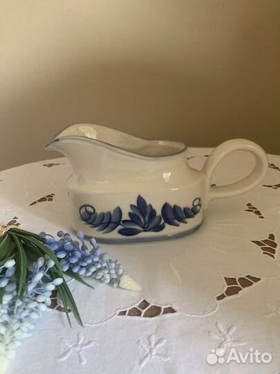 Винтажный молочник-соусник