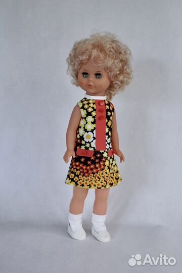 Платье для куклы ГДР плути 45см
