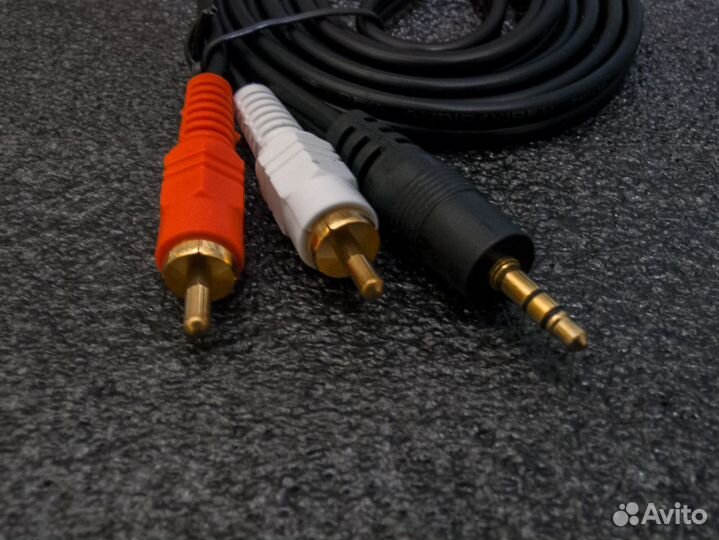 AUX mini Jack 3.5мм - 2x RCA 1.5м