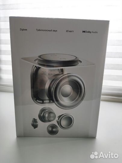 Яндекс Станция Макс с Zigbee новый, чёрный