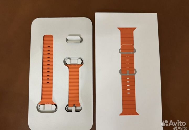 Ремешок Apple Watch ultra ocean band orange