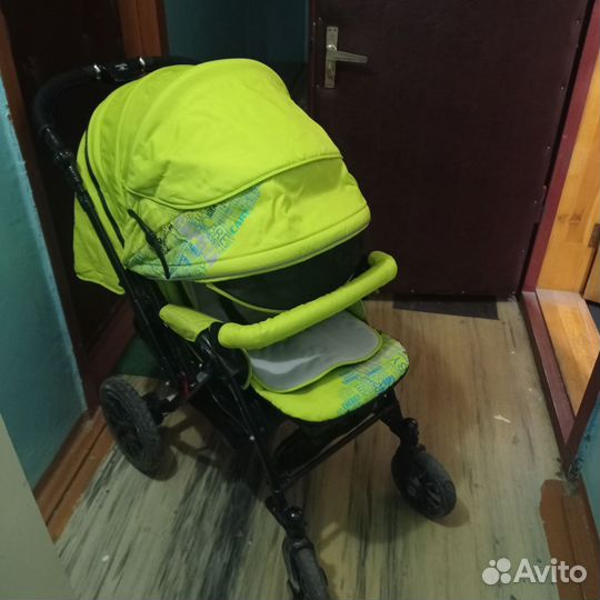 Детская коляска Capella S-803WF Сибирь (лайм)