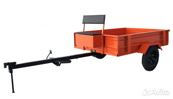 Тележка к м/б Стинко 2х местная 500кг колеса 4.00