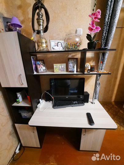 Компьютерный стол цвет венге