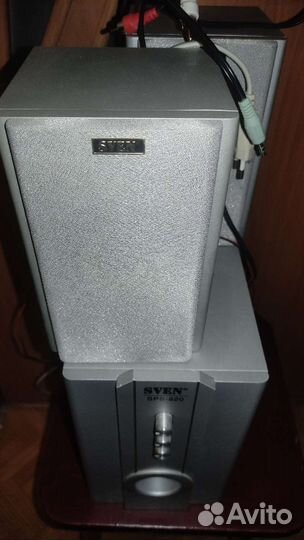 Колонки sven SPS-820 серебристые