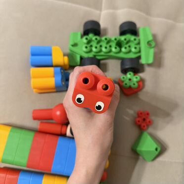 Конструктор hape polum 50 деталей без коробки