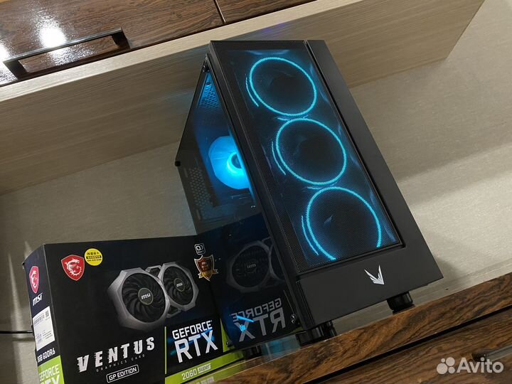 Игровой пк i5 10400, RTX 2060 Super, DDR4 16Gb, M2