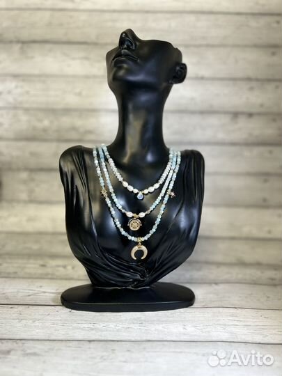 Колье из натуральных камней