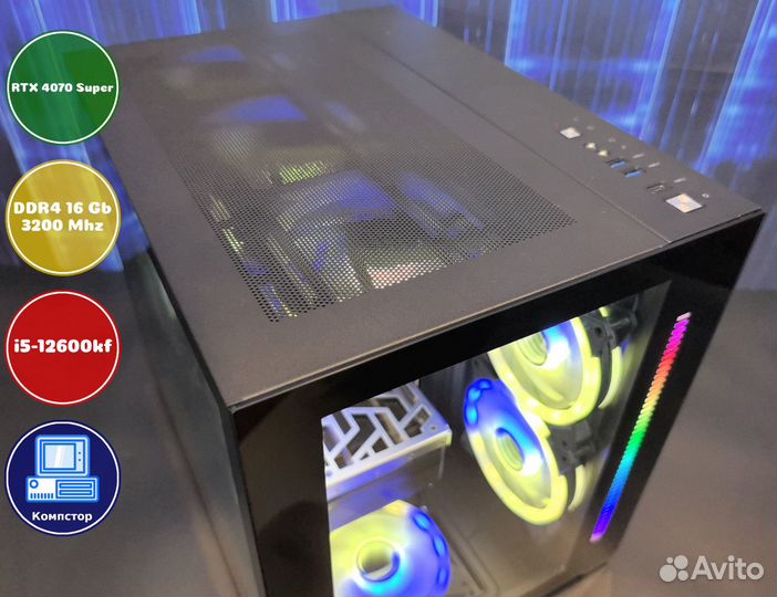 Мощный компьютер i5-RTX4070SUP-16DDR4-RVP10569-B760