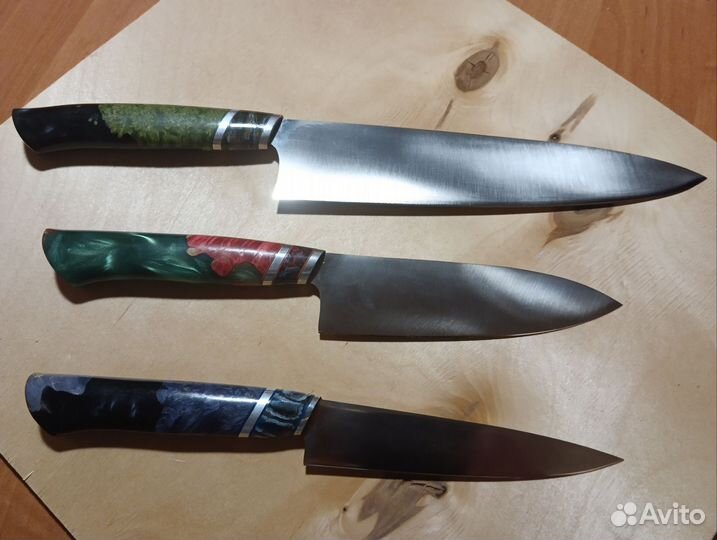 Кухонные ножи ручной работы(набор)