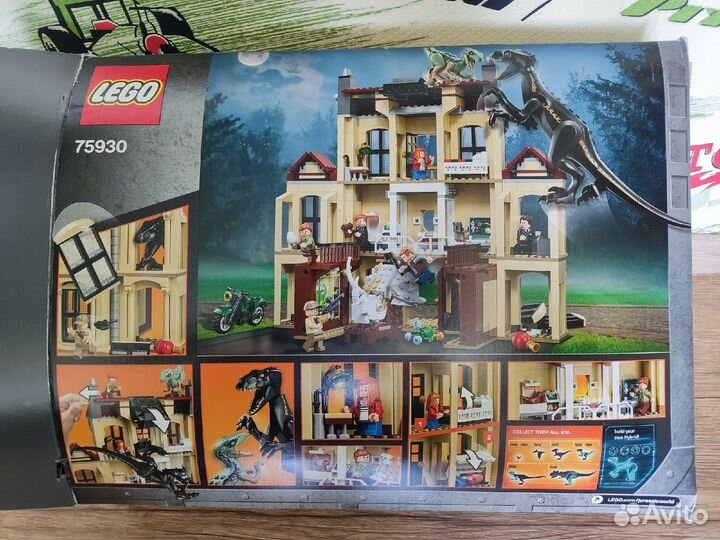 Lego Jurassic World 75930 Нападение Индораптора