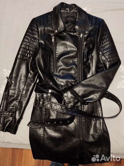 Куртка-Плащ из экокожи 46р
