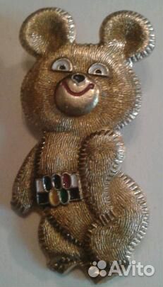 Олимпийский мишка, значок