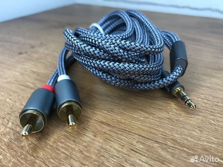Аудио кабель 3.5mm Jack-2RCA