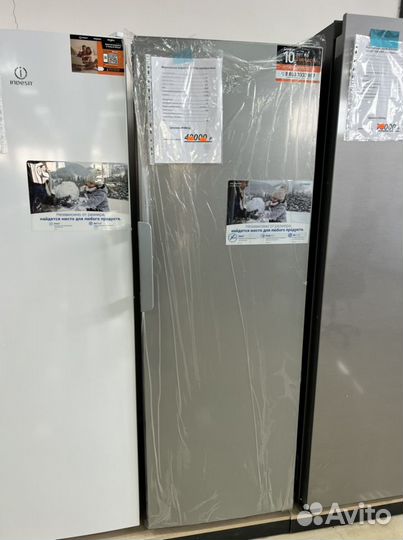 Морозильник Indesit DFZ 5175 S, серебристый