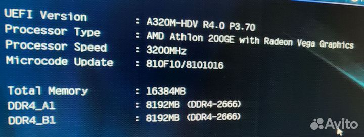 Материнская плата Asrock A320M-HDV
