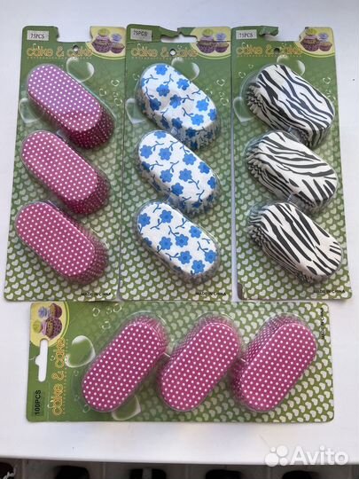 Бумажные формы для кексов