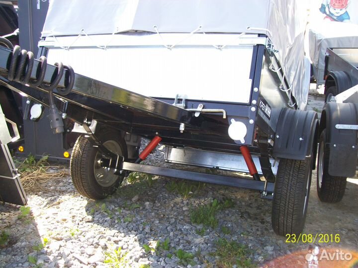 Новый лег. прицеп с высоким тентом