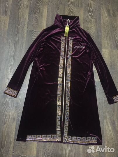 Костюм женский с длинной курткой и брюками