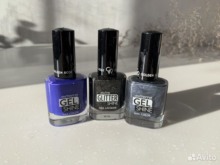 Лак для ногтей пакетом новые