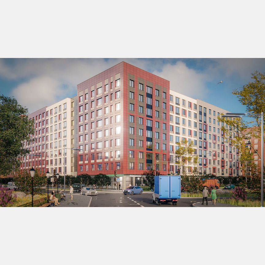 2-к. квартира, 58,5 м², 7/9 эт.