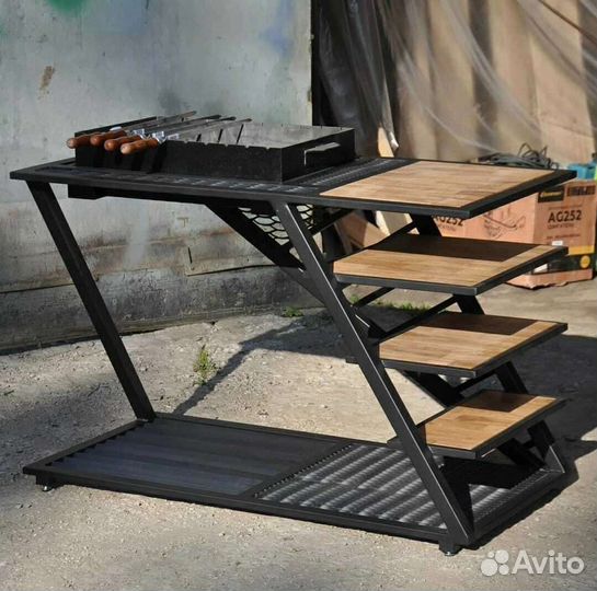 Мангалы в стиле лофт