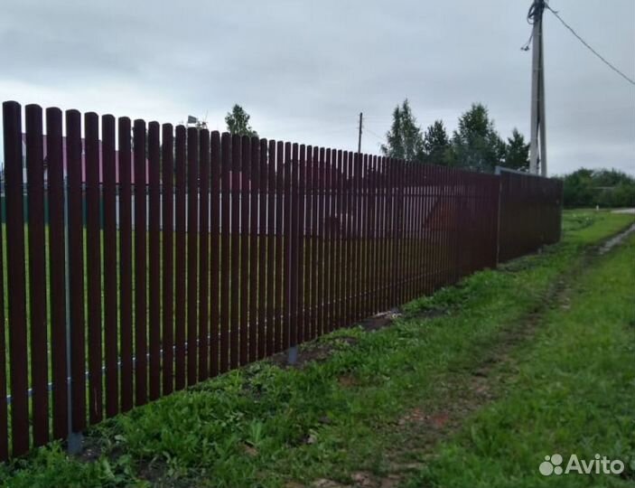 Евроштакетник Металлический штакетник