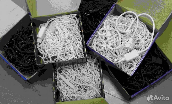 Гирлянда уличная 25м