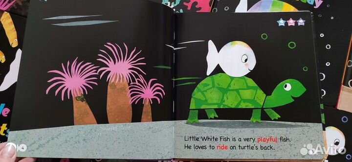 Little white fish. Английские книги для малышей