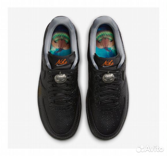 Nike Air Force 1 Low Halloween Black оригинал