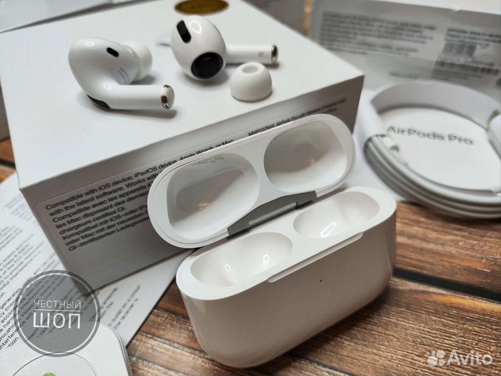 Airpods pro ANC premium Pro2 чехол в подарок