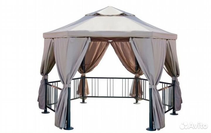 Тент садовый Green Glade дл.2м шир.2м в.2м бежевый