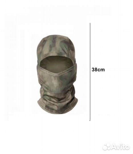 Балаклава зимняя Мох на флисе