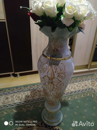 Ваза для цветов стекло